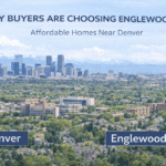 Aerial view of Denver and Englewood neighborhoods