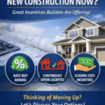 New construction home incentives promotional flyer