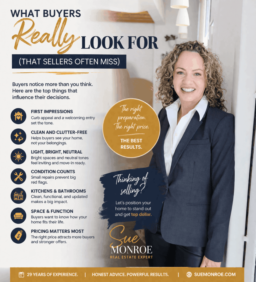 Smiling agent beside home staging checklist