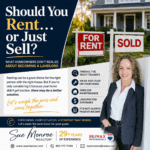 Real estate options: rent or sell advice.
